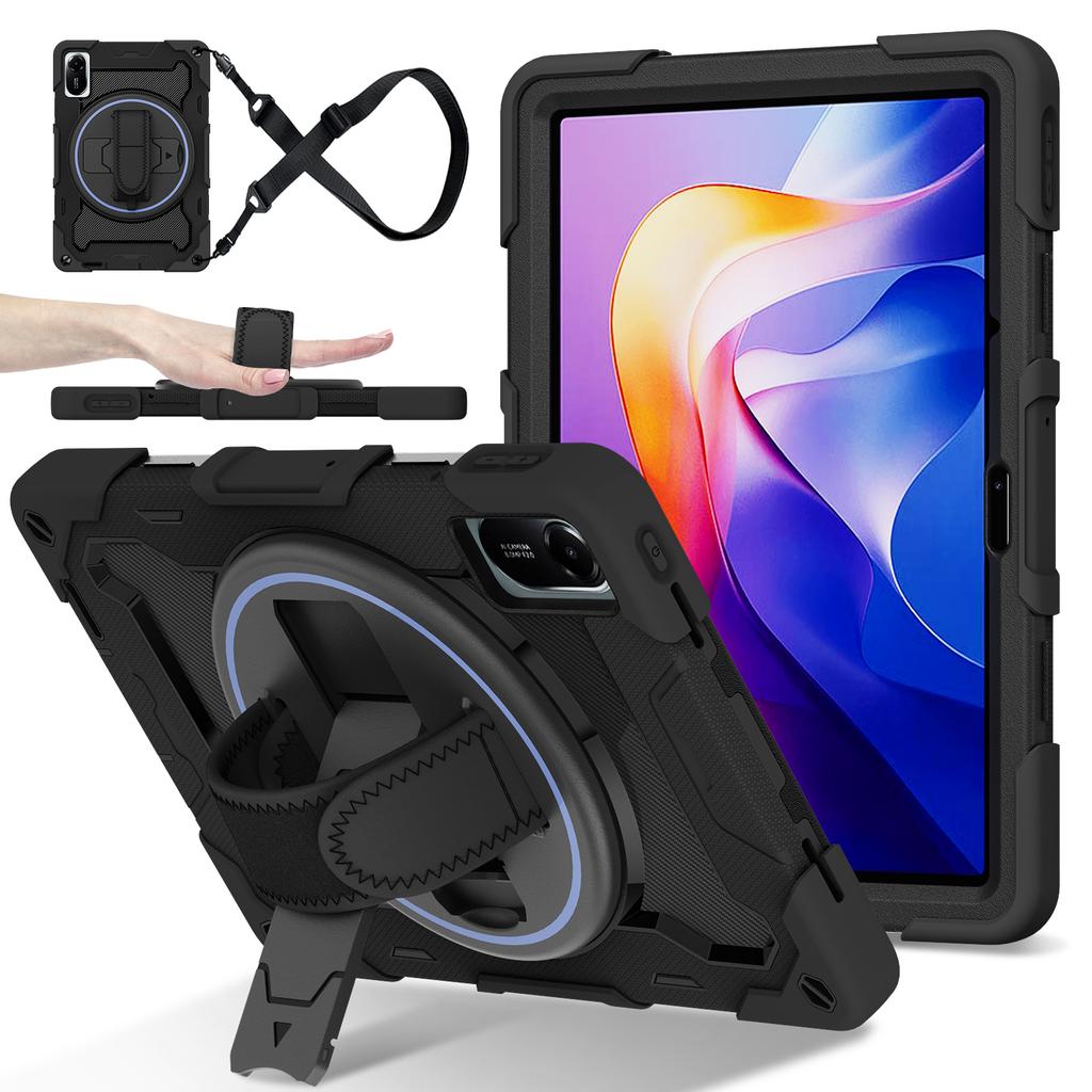 Heavy Duty Rugged Case for Redmi Pad 2 2025 11.0" SE 11" 4G 8.7" 10.61" Pad Pro 12.1" Xiaomi POCO Pad 360 Rotating Stand Cover