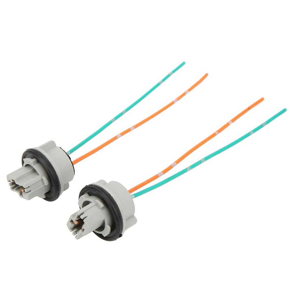 2pcs Light Sockets 12A 10V Heat Resistant LED Harness Connectors with Wire for Industrial