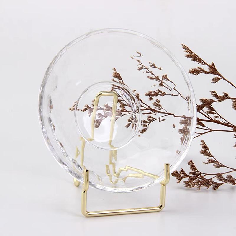 1Pc Metal Arm Display Stand Easel For Gemstone Mineral Home Decor Minerals Fossils Rocks Geode Display Stands Holder