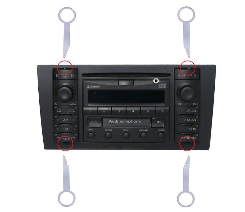 Aux Audio Cable for Volkswagen RCD510/RCD310/RCD300, Golf 6, Sagitar, Skoda Octavia