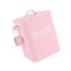 Space Saving Sealed Rice Container Airtight Flour Canister Pet Food Storage Jar with Lid Baking Supplies Organizer