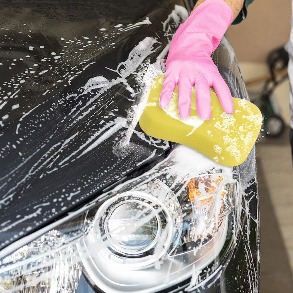 1Pcs Car Wash Sponge 8-Shaped Extra Large Absorbent Honeycomb Sponge Block Car Cleaning and Waxing Tools Cleaning Accessories