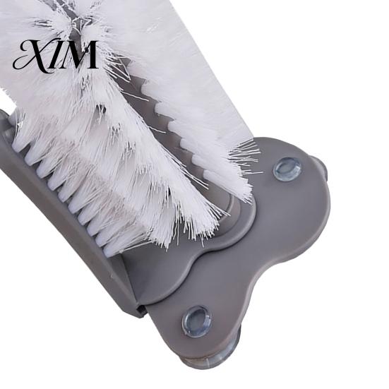 Hand Free Cleaner Suction Cup Bottle Brush, Wall Mounted Rotating Cleaning Scrubber, Plastic Home Kitchen Gadget Thick Bristles Sink Accessory