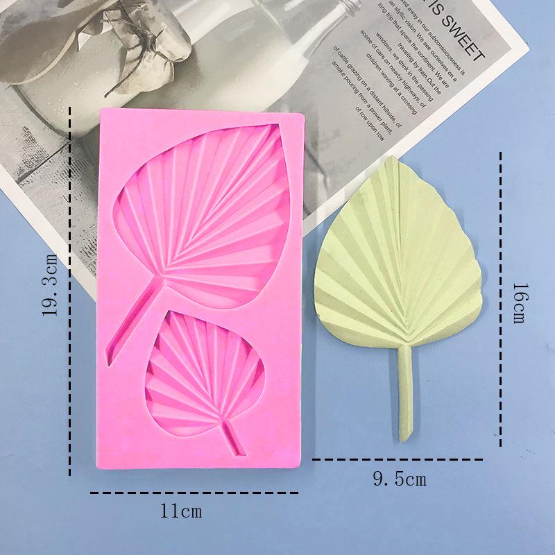 Forest Style Banana Leaf Silicone Molds for Cake and Chocolate Decoration