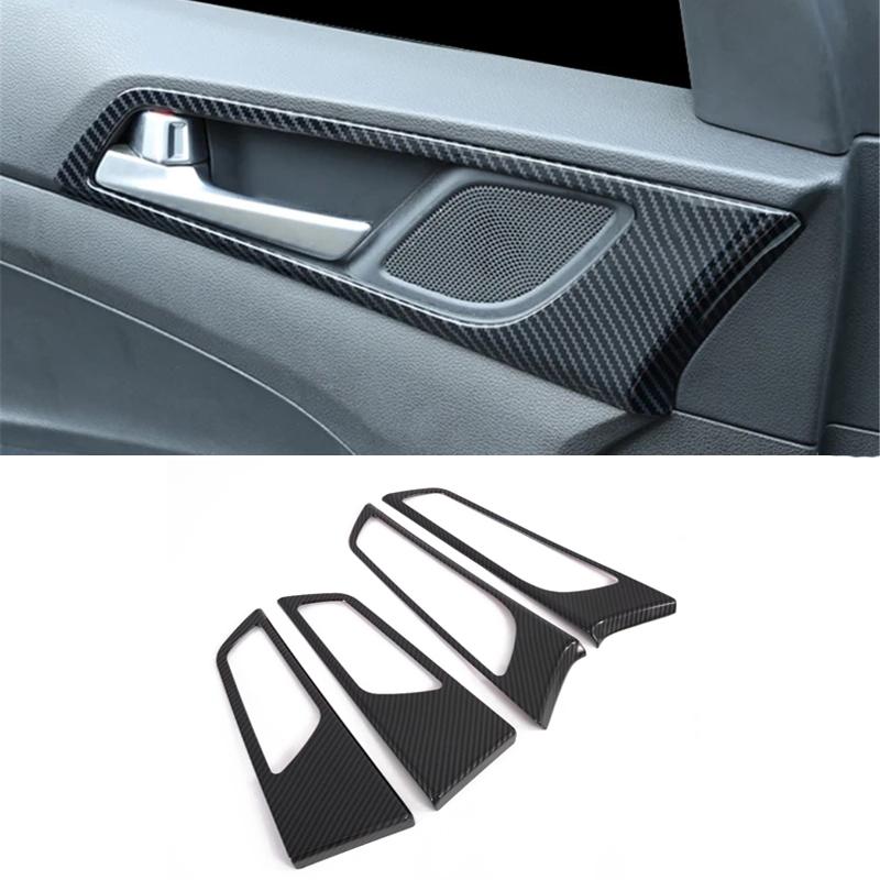ABAIWAI Carbon Fiber Interior For Hyundai Tucson Window Switch Panel Ac Outlet Steering Wheel Cover Gear Trim