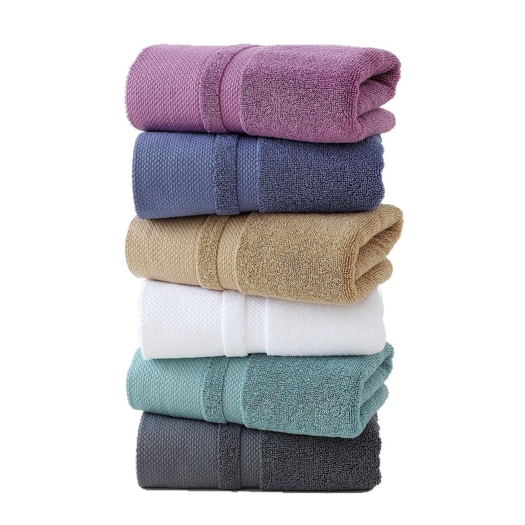 Cotton towel Bath towel Thickened absorbent face towel Household beach towel