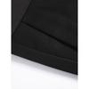 ROMON Men's Casual Pants Four Seasons Trendy Dress Pants Loose Fit Business Elastic Versatile Black 36