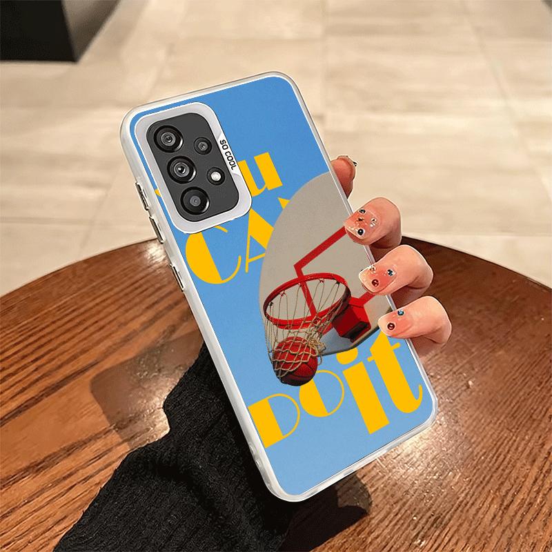 Basketball Sports Aesthetics Shockproof Phone Case for Samsung A17 A16 A15 A14 A37 A57 A36 A56 A26 A35 A55 A25 A34 A54 A24 A13 A