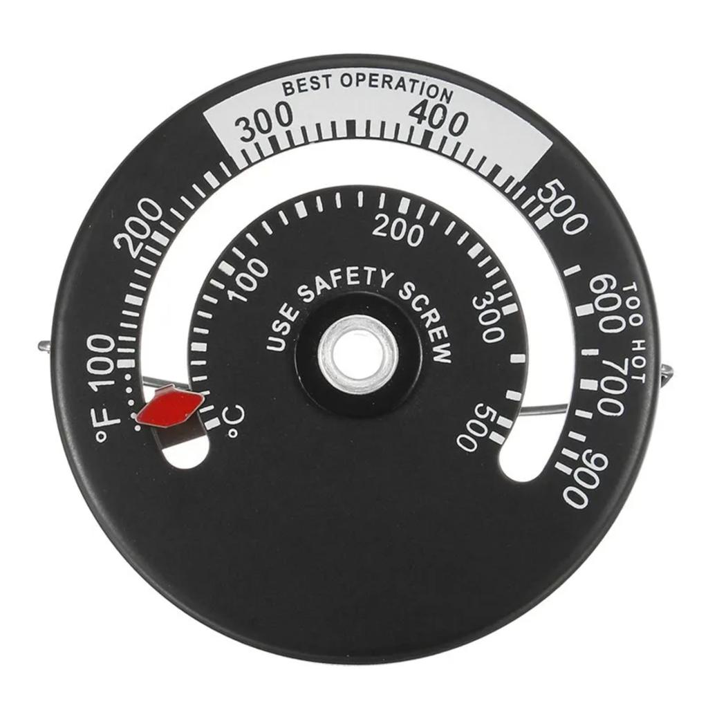 Fireplace Hot Termometer  Wood Stove Heater Thermometer  Stove Fan Pipe Barbecue Monitor Oven Fireplace Accessories