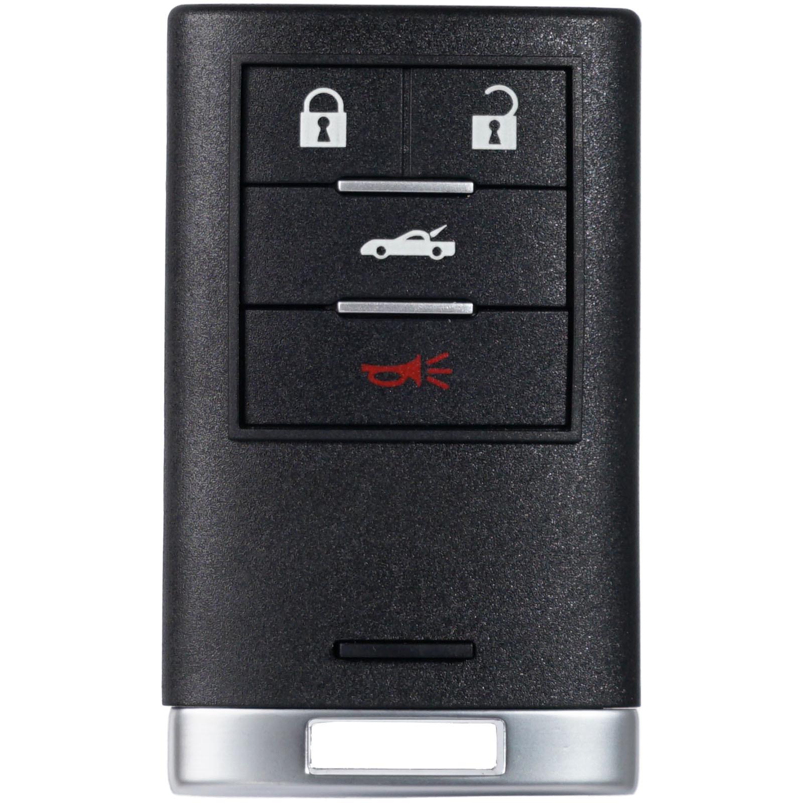 Compatible with Chevrolet Corvette 4-Button Smart Key Remote M3N5WY7777A 4-button 315MHZ чёрный