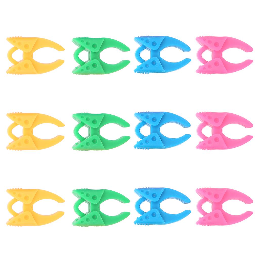 12pcs Silicone Bobbin Clamp Holder Spool Bobbin Thread Clip Sewing Tool Accessories