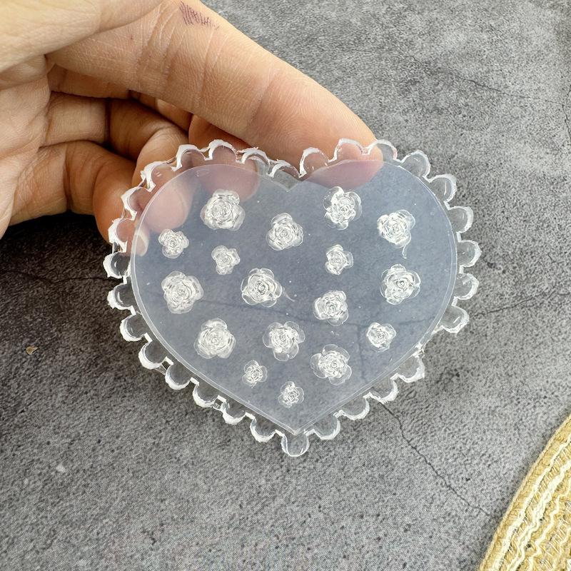 

Пищевые силиконовые формы для нейл-арта: Дизайн с ракушками, бабочками и розами