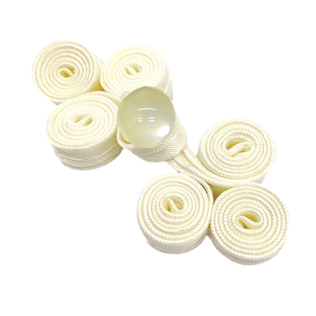 Handmade Three Rounds Sewing Button Cheongsam Buttons Exquisite Craftsmanship for Fashion Enthusiasts of All Ages