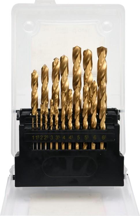 HSS-TiN METAL DRILL SET 19 PCS 1-10MM YT-44675 YATO