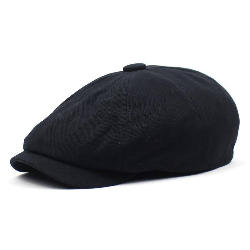 Oohmy-Women's Cotton and Linen Beret, Newsboy Cap, Vintage, Y2K, Breathable, Summer, Spring, Autumn Hat, Korean Style, Brand