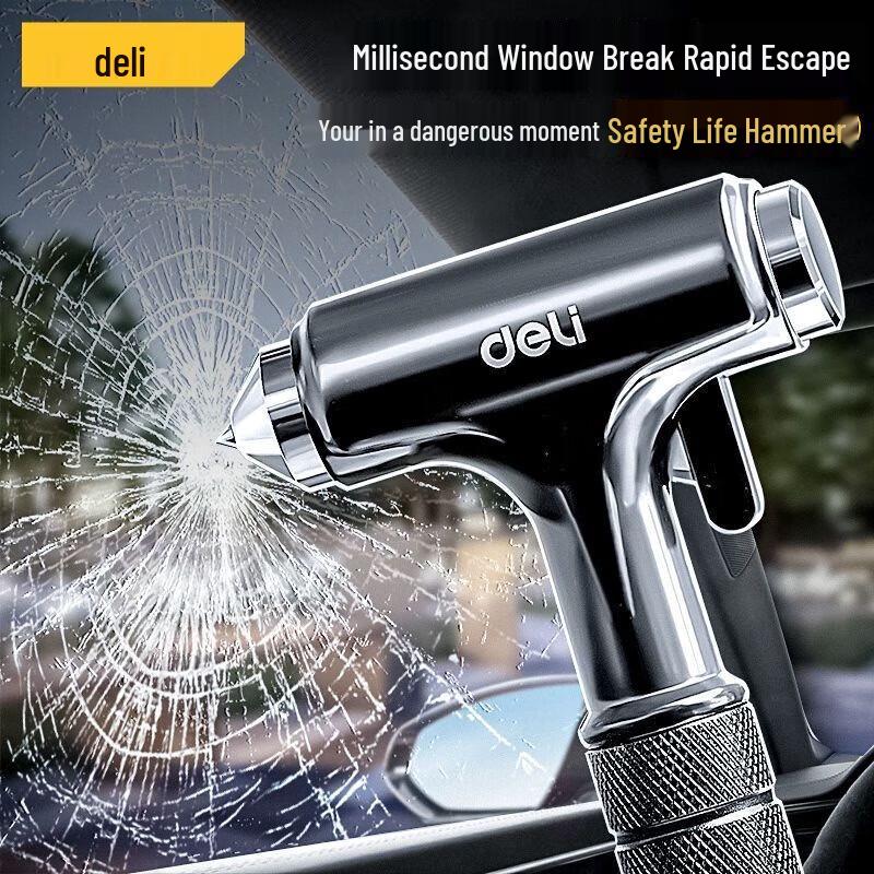 Deli DL871002 Multi-function Car Safety Hammer