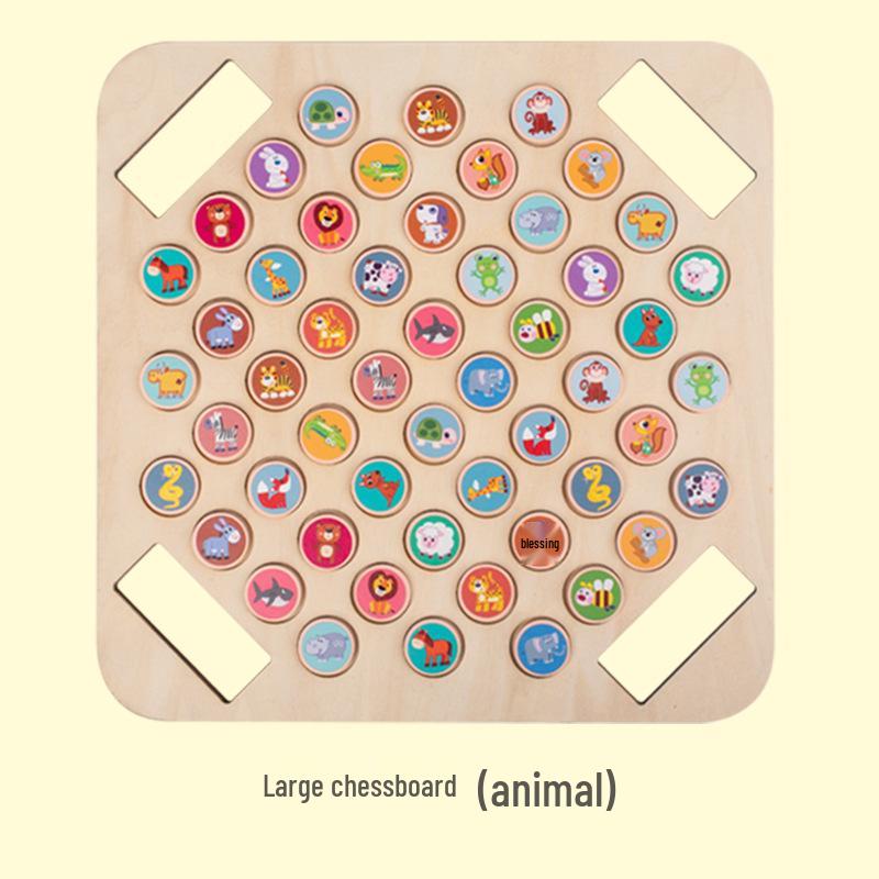 

Многопользовательская игра на память «Флип-шахматы с фруктами и животными»