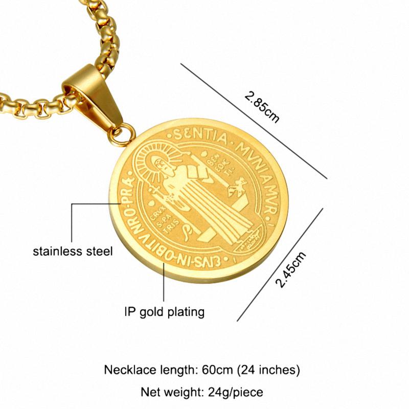 Buy Stainless Religious Retro Round 