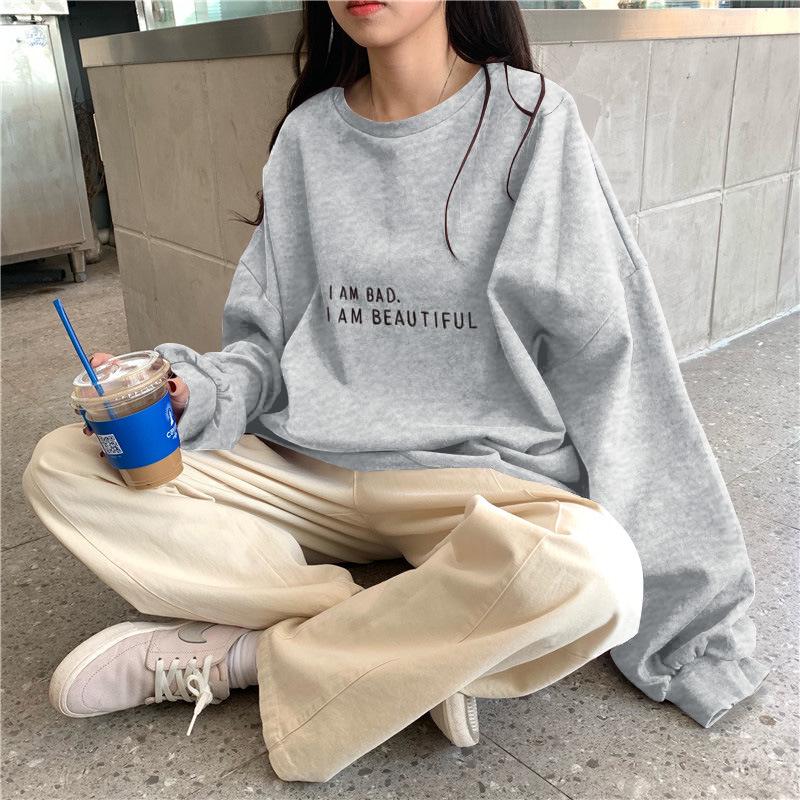Korean Loose Fit Women's Autumn/Winter Sweater - Thin, Ideal for Layering, Suitable for Students and Couples