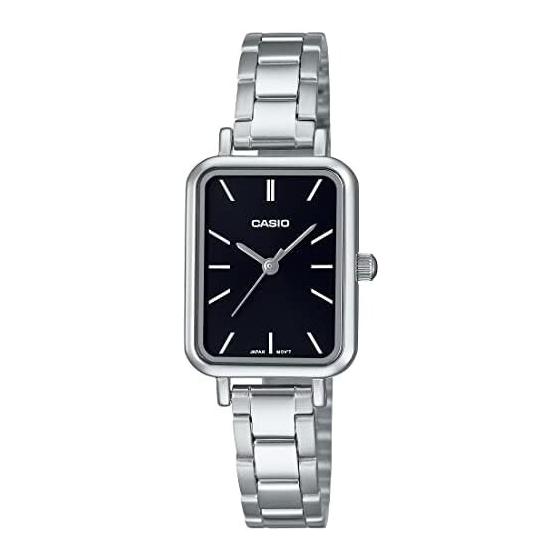 CASIO Casio Casio Standard Дешевые Casio Чипкаши Часы Женские Латунь Металл Серебристый Черный LTP-V009D-1E [Параллельный импорт]