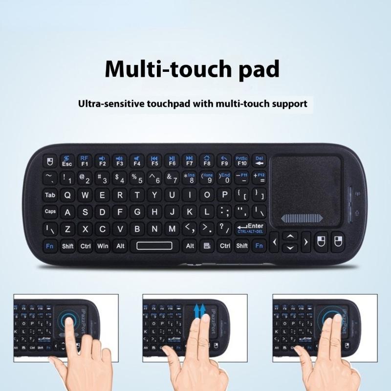 Mini-Funk Tastatur mit Touchpad-Maus Leichtgewicht Tragbarer Controller Bluetooth-kompatible Maus für PC-Gaming