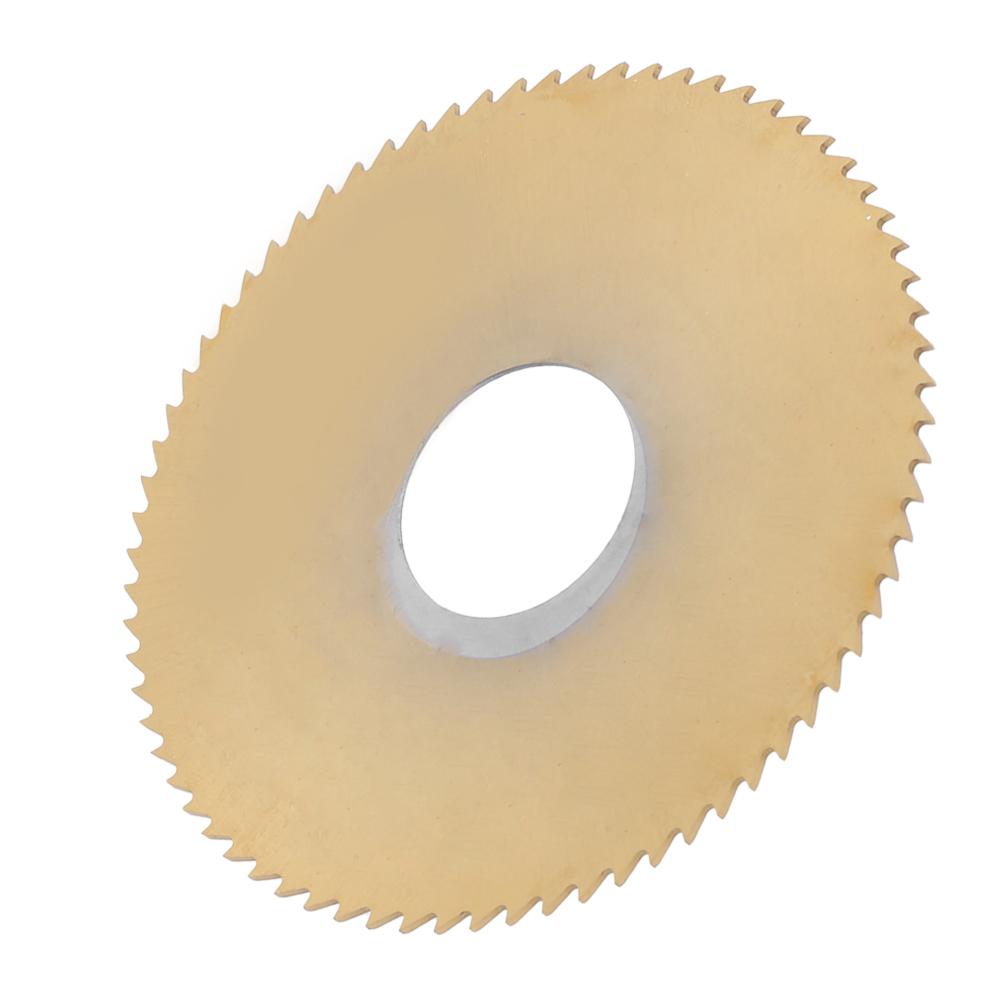 Saw Blade Cutting Grinding Disc TiCoated HSS Milling Cutter 75 x 0.8 x 22mm 72 Teeth