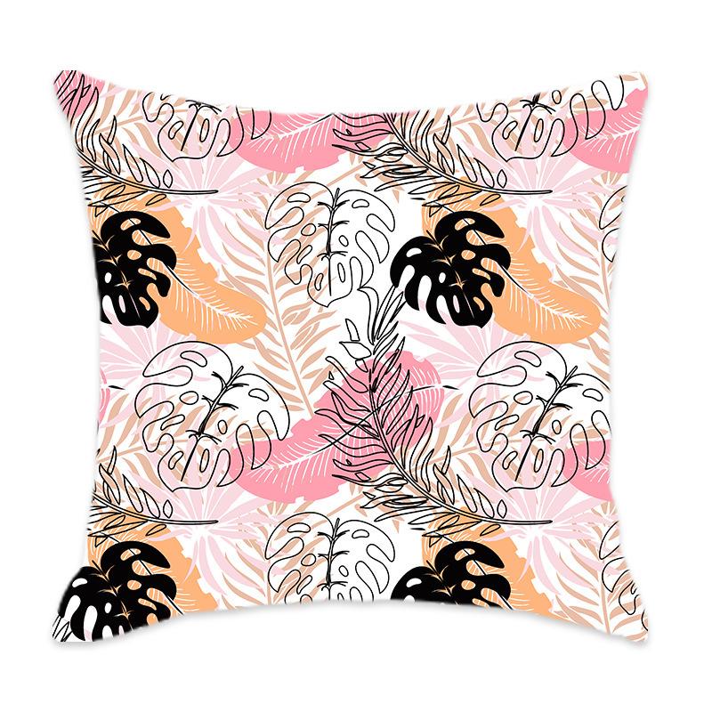 Home Pillow Floral Print Series Sofa Bedroom Leisure Pillow Floral Pattern
