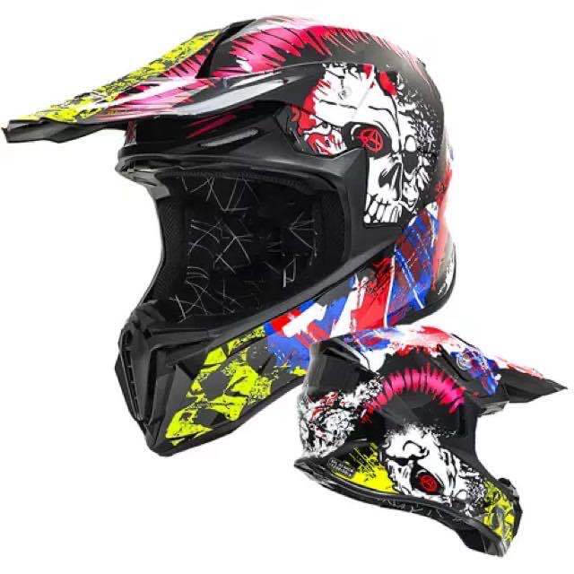 virtue Motorcycle helmet mountain motocross Racing off-road helmet, cool running helmet, kart downhill helmet helmet S