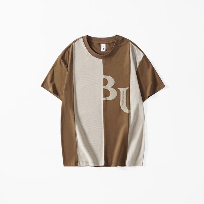 

New Summer Letter Short-sleeved T-shirt Men s Large-size Clothes T-shirt 4XL