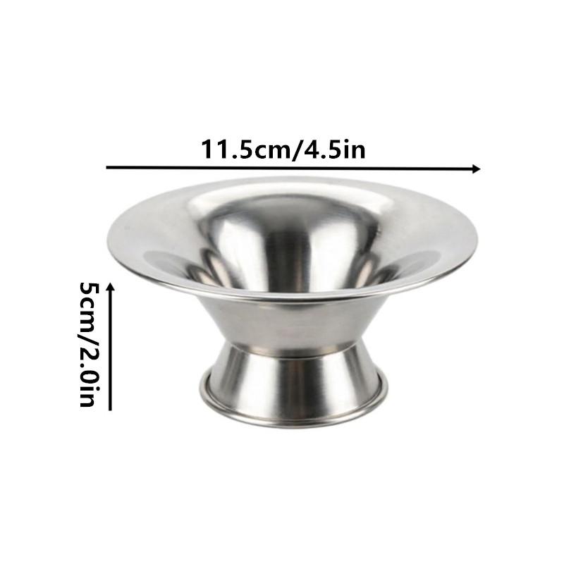 Ice Cream Goblet Stainless Steel Food Grade Dishwasher Safe Stable Ice Cream Cup Suitable For Party Family Bar Cafe