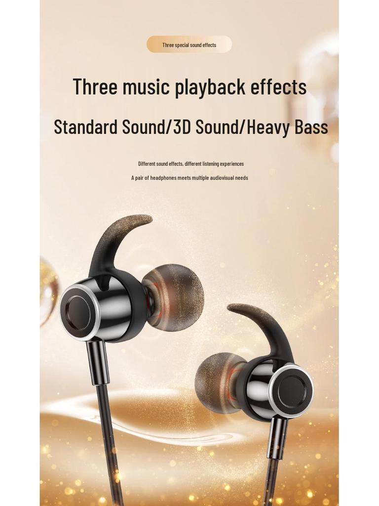 2026 Wireless Neckband Earphones: Heavy Bass, Long Standby, Bluetooth, Remote-Controlled Neck-Hanging Air Conditioner for Sports.