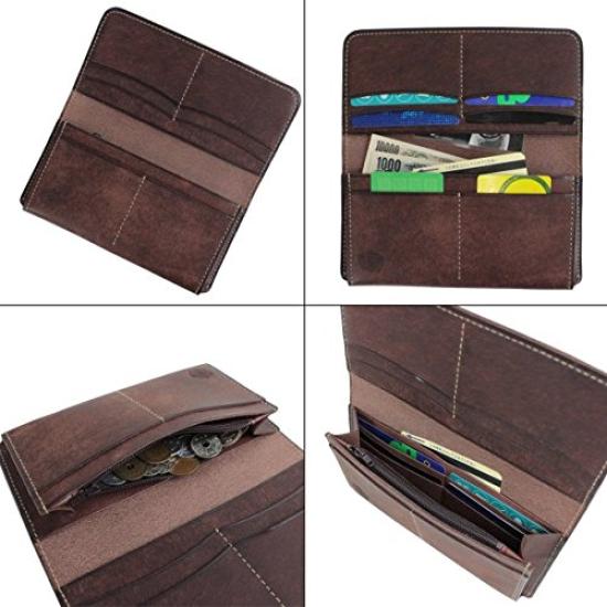 Yoshida & Co. PORTER HOF Long Wallet 240-04189 Brown