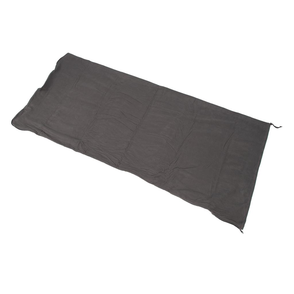 Fleece Sleeping Bag Foldable Sleeping Liner Portable Fleece Zippered Sleeping Bag Liners for