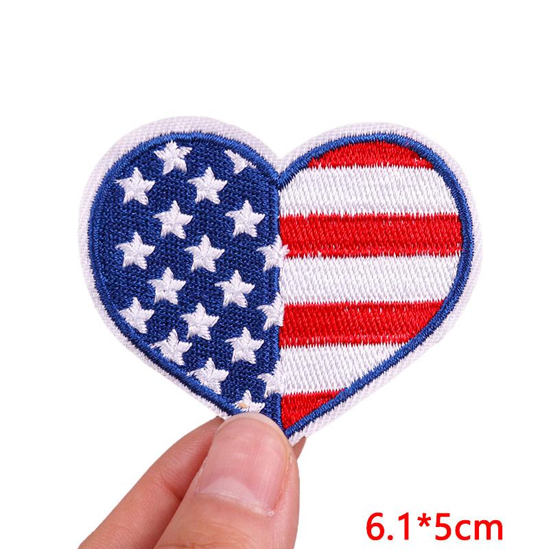 New America's 250th Anniversary Embroidered Patches DIY Iron On Patches For Clothing Statue Of Liberty Flag Eagle Patch Armband