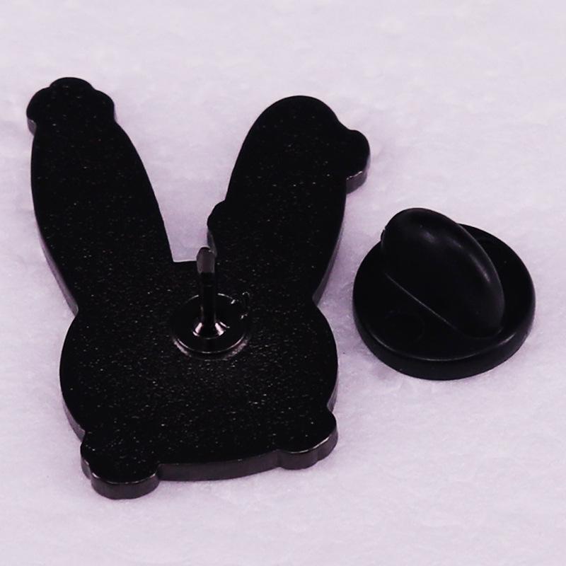 Bad Rascal Rapper Rabbit Cartoon Brooch Badge Accessory