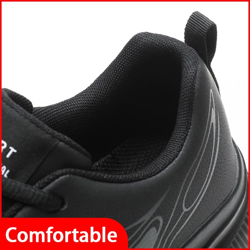 Waterproof Men Sneakers Plus Men's Sports Shoes Simple Lace Up Casual Shoes For All Seasons Light and Comfortable