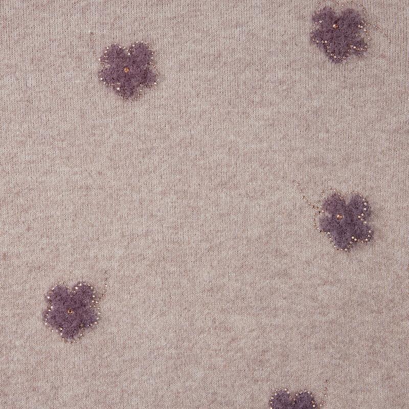 Pa Si Te Women's Jacquard Half-Turtleneck Knit Sweater