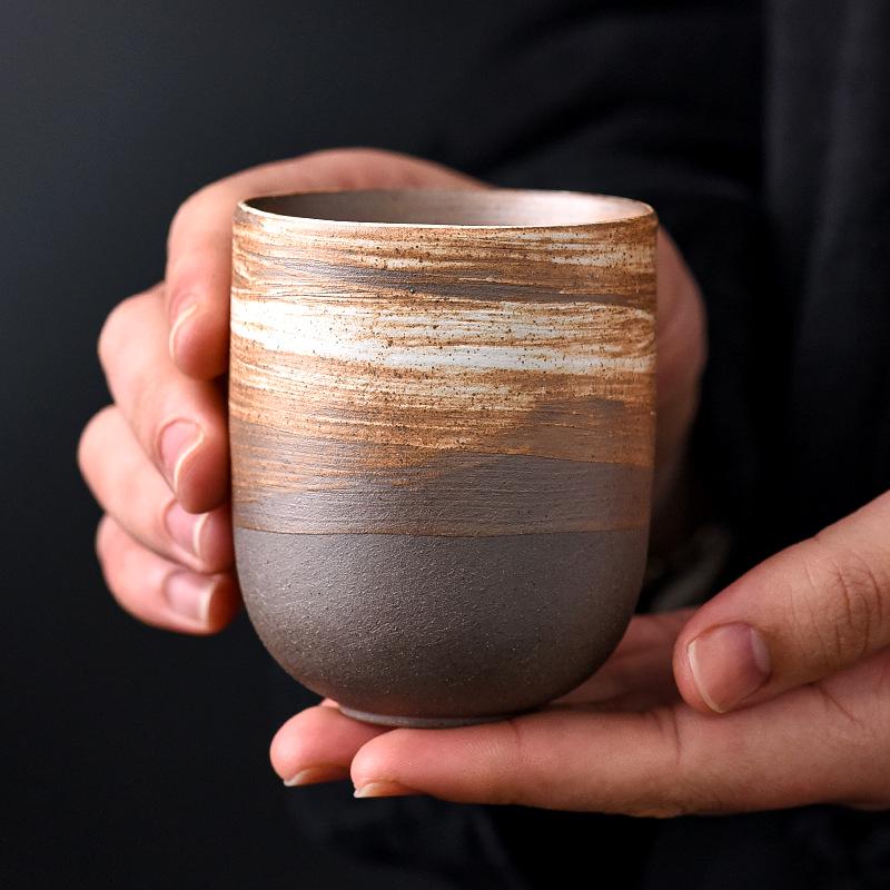 Kiln-Fired Handmade Ceramic Tea Cup - Ideal for Home, Guest Entertaining, Kung Fu Tea, and Tasting.