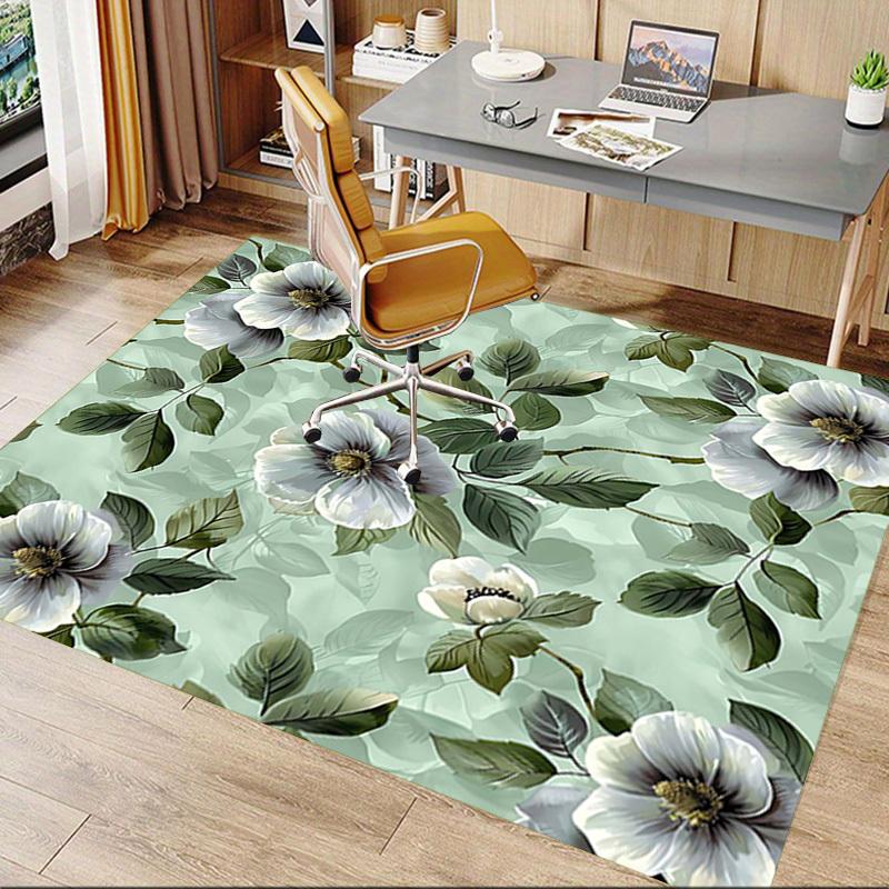 1PC Floral Pattern Extra Large Non-Slip Floor carpet, Office, family, bedroom, Studio - Large Area Rug Indoor Rugs, Vibrant Colors-W213