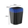Electric Garbage Bin Intelligent Induction Trash for Living Room black