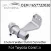 1657722030 Aluminum Coolant Water Outlet Flange Connector For Toyota Corolla 1.8L L4 Matrix 16577-22030