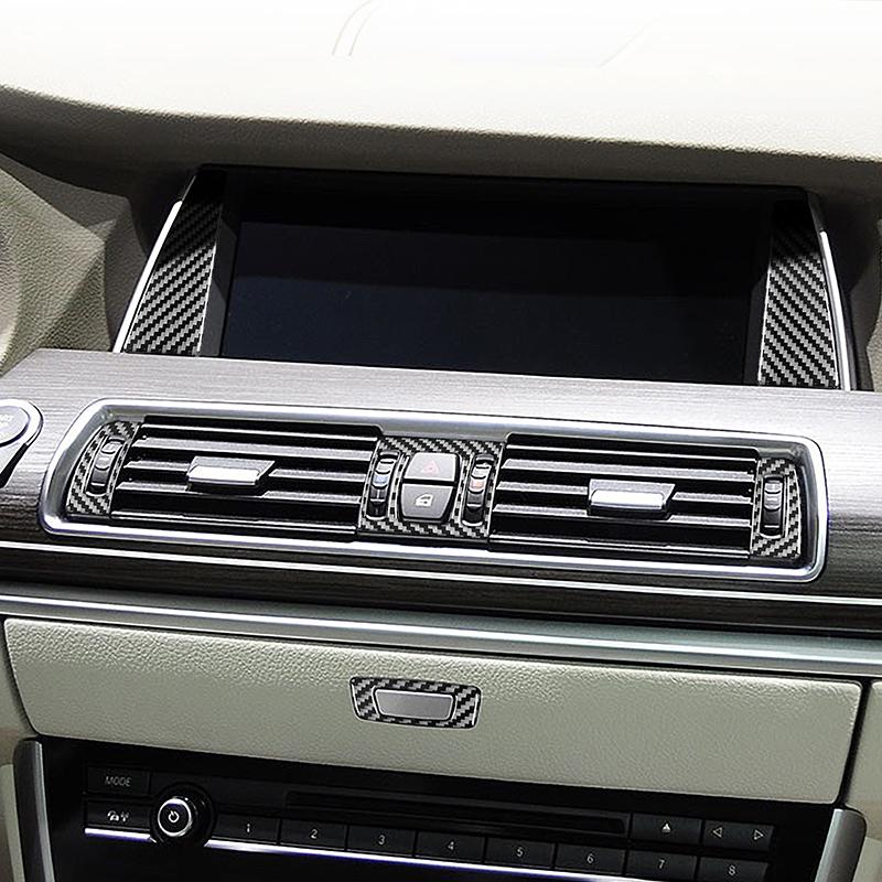 Decor pentru cadru schimbător de viteze din fibră de carbon pentru BMW Seria 5 GT F07 2010-2017 Capac butoane de ridicare pentru geamuri pentru stilul mașinii