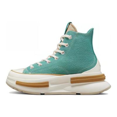 Run Star Legacy CX Zapatillas de Lona de Caña Alta Modernas Cómodas y Versátiles Unisex Verde y Blanco