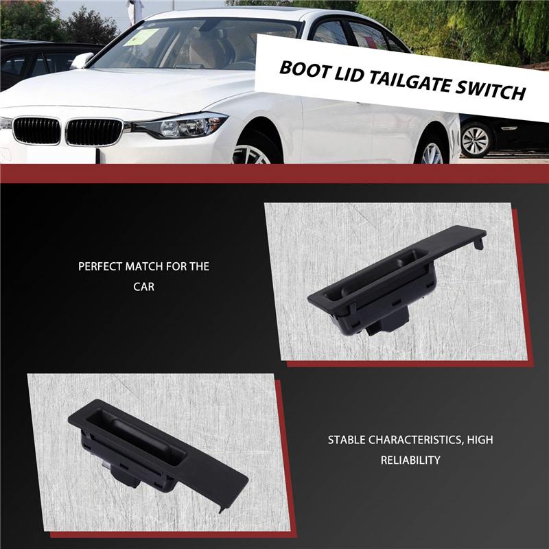 Ac29-Boot Lid Tailgate Switch For BMW F10 F11 F48 F25 F26 F15 F16 7463161 Tailgate Trunk Lid Door Opening Switch Handle