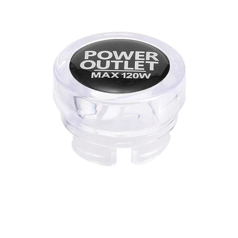 Car Lighter Plug Cover Dustproof Plug Fire Missile Button Decorations Cap Shield Automotive Vehicles Cigarette Lighter Covers