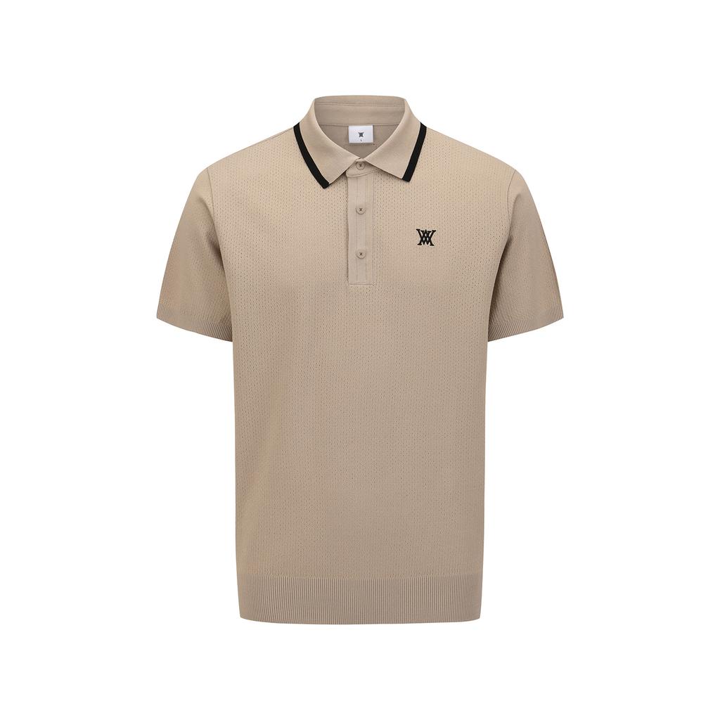 ANEW GOLF Men Rope Logo Short Sleeve T-Shirt_Be