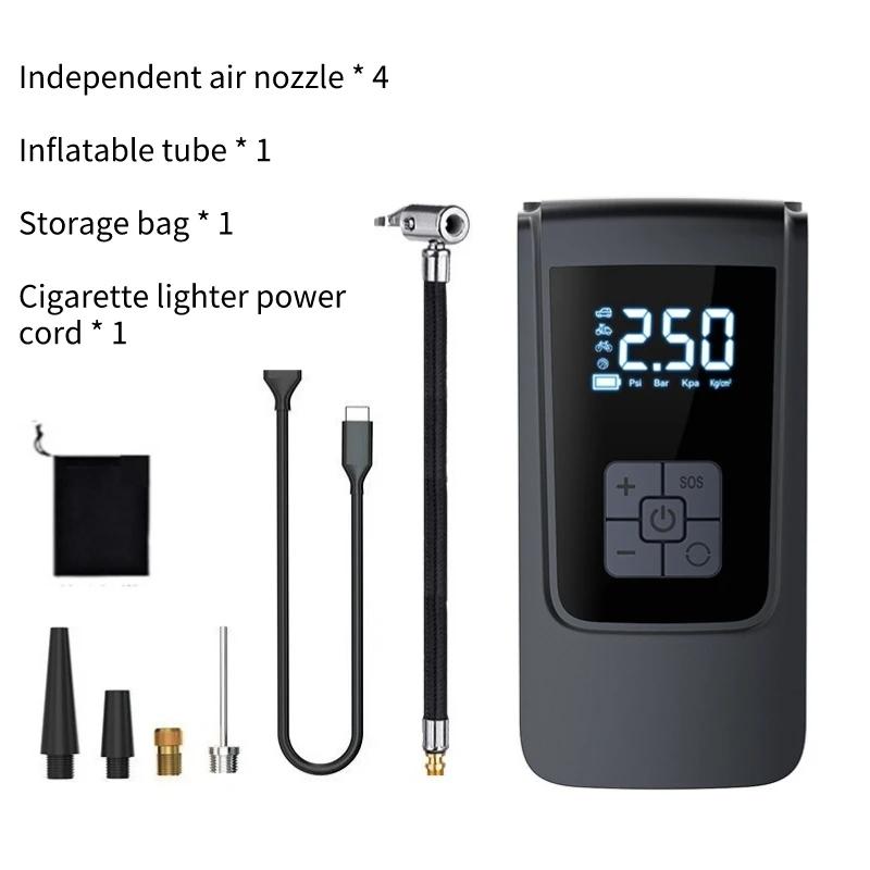 

suitu Автомобильный насос для накачивания, небольшой автомобильный насос для накачивания, портативный цифровой насос для накачивания, электрический насос для накачивания шин