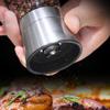 180/200ML Black Pepper Grinder with Stainless Steel Mill Manual Spice Glass Salt and Pepper Grinder Machine for Household