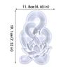 Creative Lotus Snake Silicone Mold For Resin DIY Crystal Epoxy Resin Mold Animal Shaped Handmade Resin Casting Mold