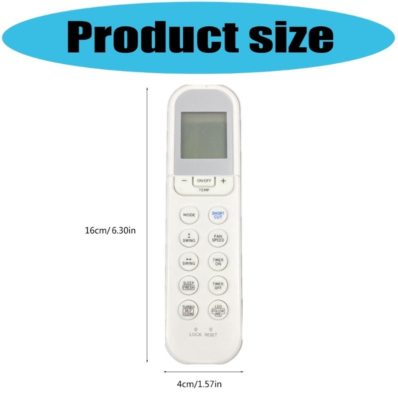 Air Conditioner Remote Control For RG36A11/BGEF Models For Precise Temperature Controller